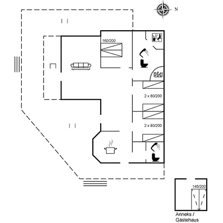 Swarte - 30km From The Sea By Interhome 度假居 *